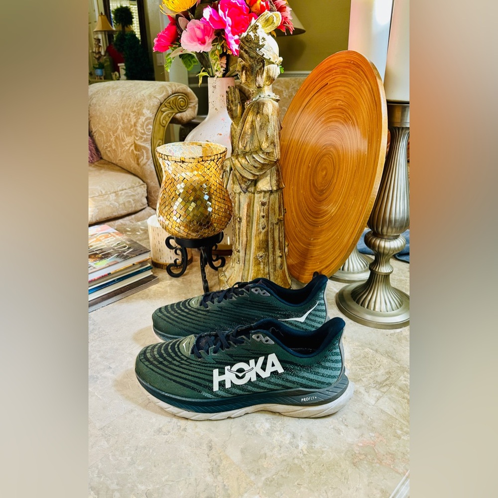 Hoka One One Mach 5 Black Profly+ Running Shoes US Men's 12.5D
